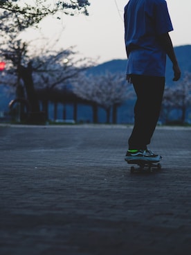 「POLeR（ポーラー）のアイテム（パンツ）」を使った、lion0731さん（メンズ・169cm）の秋コーディネート