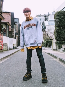 「平成最後のWEARISTAセンバツ」｜「アイテム（その他シューズ）」を使った、峰田大暉さん（メンズ・173cm）の冬コーディネート