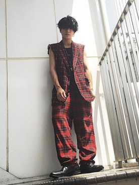 峰田大暉さんのコーディネート