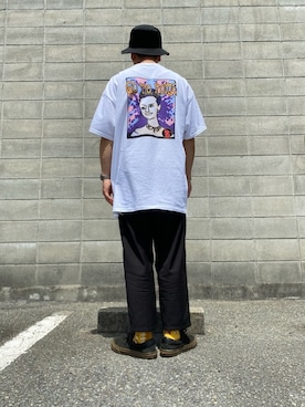 「MANY MORNINGS（メニーモーニングス）のアイテム」を使った、HAMAさん（メンズ・165cm）の春コーディネート