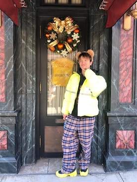 「MISBHV（ミスビヘイブ）のアイテム（ジャケット/アウター）」を使った、Domon さん（メンズ・168cm）の秋コーディネート