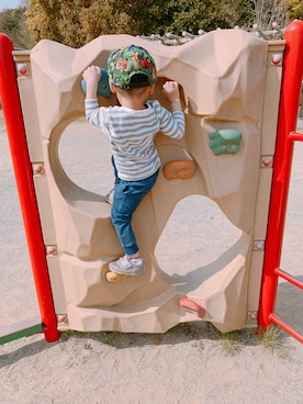 おいもさん（キッズ・100cm）の春コーディネート