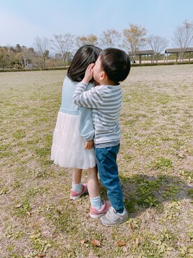 おいもさん（キッズ・100cm）の春コーディネート