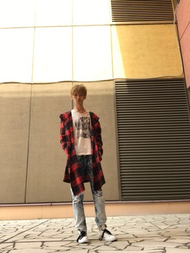 「お台場」｜あいすぱふぇさん（メンズ・180cm）の春コーディネート