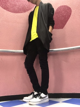 あいすぱふぇさん（メンズ・185cm）の春コーディネート