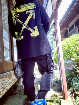 「DAISO（DAISO）のアイテム（財布/小物）」を使った、ユトさん（メンズ・177cm）の春コーディネート