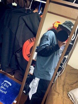 「DAISO（DAISO）のアイテム（財布/小物）」を使った、ユトさん（メンズ・177cm）の春コーディネート
