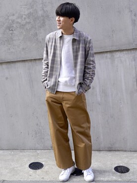 「417 EDIFICE（フォーワンセブンエディフィス）のアイテム（ブルゾン）」を使った、taniさん（メンズ・178cm）の春コーディネート