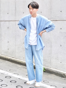 「UNIQLO（ユニクロ）の50色ソックス（消臭機能付き）（ソックス/靴下）」を使った、taniさん（メンズ・178cm）の夏コーディネート