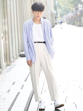 「UNIQLO（ユニクロ）の50色ソックス（消臭機能付き）（ソックス/靴下）」を使った、taniさん（メンズ・178cm）の春コーディネート