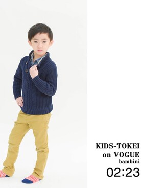 「年長さん」｜FUさん（キッズ・110cm）の冬コーディネート