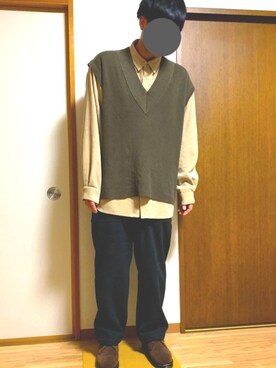 「アイテム（その他シューズ）」を使った、iwataさん（メンズ・173cm・20代）の秋コーディネート