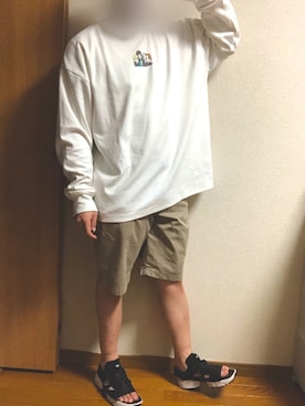 「ADER error」｜「アイテム（サンダル）」を使った、021004kataruさん（メンズ・169cm）の夏コーディネート