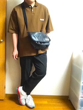 「ADER error」｜「アイテム（スラックス）」を使った、021004kataruさん（メンズ・169cm）の夏コーディネート