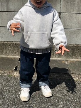 「リーバイス」｜Hi_90さん（キッズ・90cm）の春コーディネート