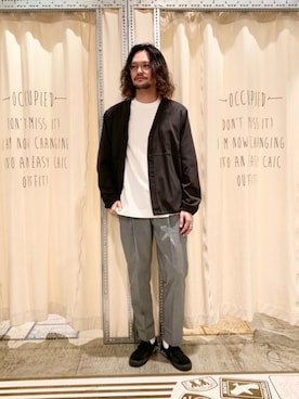 「2021春新作」｜coen あおきさん（メンズ・181cm）の春コーディネート