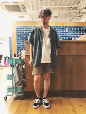 「rip curl（リップカール）のアイテム」を使った、RYOさん（メンズ・168cm）の夏コーディネート