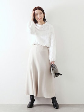 「La TOTALITE（ラトータリテ）のアイテム」を使った、uniさん（レディース・156cm）の秋コーディネート