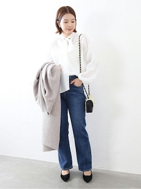 「Milos」｜uniさん（レディース・156cm）の秋コーディネート