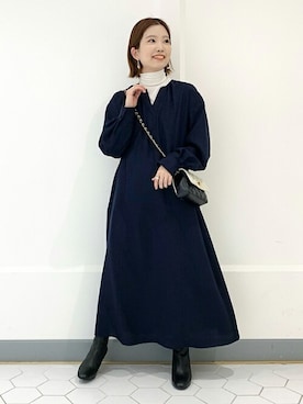 「Milos」｜uniさん（レディース・156cm）の冬コーディネート