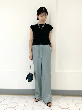 「Milos」｜uniさん（レディース・156cm）の夏コーディネート