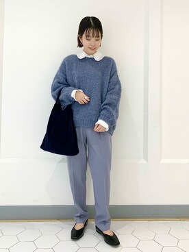 「TRICOTS JEAN MARC」｜uniさん（レディース・156cm）の秋コーディネート