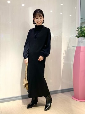 「Chibi Jewels」｜uniさん（レディース・156cm）の秋コーディネート