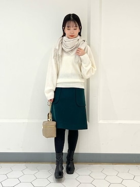 「Milos」｜uniさん（レディース・156cm）の冬コーディネート