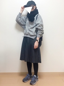 長谷川さん（レディース・155cm）の冬コーディネート