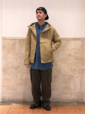 「417 EDIFICE（フォーワンセブンエディフィス）のアイテム（ブルゾン）」を使った、なりさん（メンズ・173cm）の春コーディネート