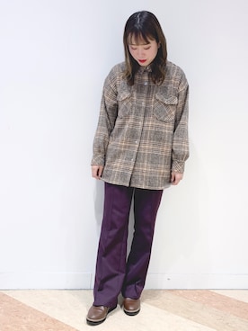 ふじっこさん（レディース・162cm）の冬コーディネート