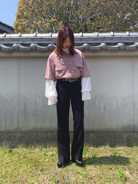 ふじっこさん（レディース・162cm）の春コーディネート