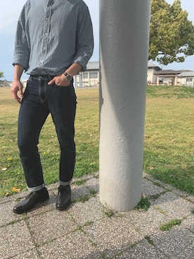 「コロナに負けない」｜「アイテム（腕時計）」を使った、gawakooさん（メンズ・178cm）の春コーディネート