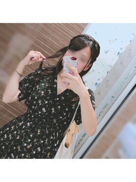 「AVAN LILY（アヴァンリリィ）のアイテム（ワンピース/ドレス）」を使った、*erieさん（レディース・162cm）の春コーディネート