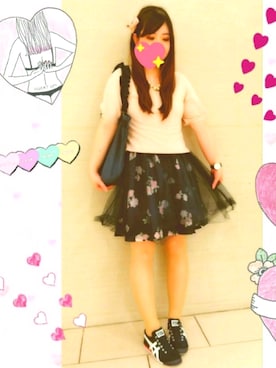 「大人可愛い女子」｜えりにゃん🐱💗相互フォロー💗さん（レディース・157cm）の夏コーディネート