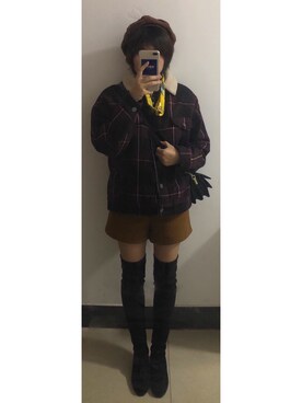 「PULL&BEAR（プルアンドベア）のアイテム（マウンテンパーカー）」を使った、Nekyoさん（レディース・160cm）の秋コーディネート