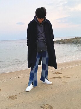 りっきーさん（メンズ・178cm）の冬コーディネート