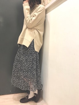 「GU（ジーユー）のアイテム（シューズ）」を使った、𝕒𝕪𝕒𝕘𝕠𝕟 *さん（レディース・164cm）の秋コーディネート
