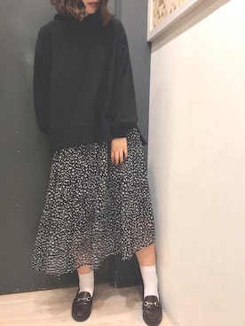 「GU（ジーユー）のアイテム（シューズ）」を使った、𝕒𝕪𝕒𝕘𝕠𝕟 *さん（レディース・164cm）の秋コーディネート