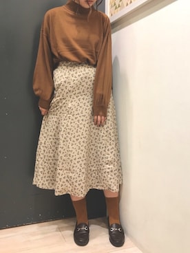 「GU（ジーユー）のアイテム（シューズ）」を使った、𝕒𝕪𝕒𝕘𝕠𝕟 *さん（レディース・164cm）の秋コーディネート