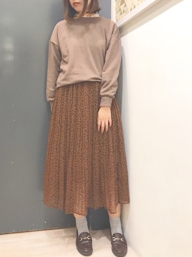 「スタッフセンバツ」｜𝕒𝕪𝕒𝕘𝕠𝕟 *さん（レディース・164cm）の秋コーディネート