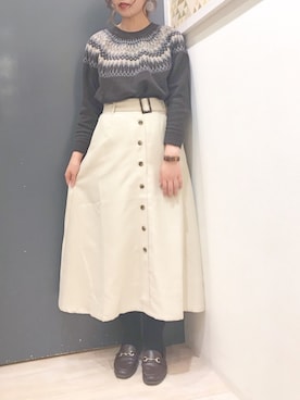 「求心柄」｜𝕒𝕪𝕒𝕘𝕠𝕟 *さん（レディース・164cm）の秋コーディネート