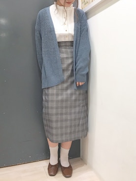 「ダスティブルー」｜𝕒𝕪𝕒𝕘𝕠𝕟 *さん（レディース・164cm）の秋コーディネート