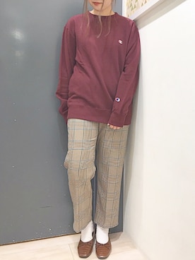 「スタッフセンバツ」｜𝕒𝕪𝕒𝕘𝕠𝕟 *さん（レディース・164cm）の秋コーディネート