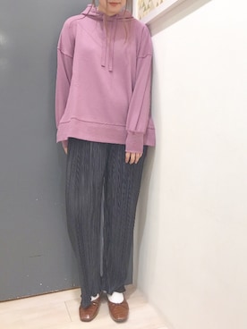 「Green　Parks（グリーンパークス）のアイテム（パーカー）」を使った、𝕒𝕪𝕒𝕘𝕠𝕟 *さん（レディース・164cm）の秋コーディネート