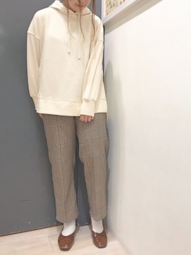 「Green　Parks（グリーンパークス）のアイテム（パーカー）」を使った、𝕒𝕪𝕒𝕘𝕠𝕟 *さん（レディース・164cm）の秋コーディネート