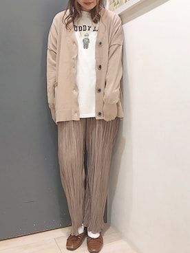 「Lee（リー）のアイテム（トップス）」を使った、𝕒𝕪𝕒𝕘𝕠𝕟 *さん（レディース・164cm）の秋コーディネート