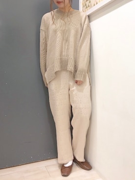 「Sugar spoon（シュガースプーン）のアイテム」を使った、𝕒𝕪𝕒𝕘𝕠𝕟 *さん（レディース・164cm）の秋コーディネート