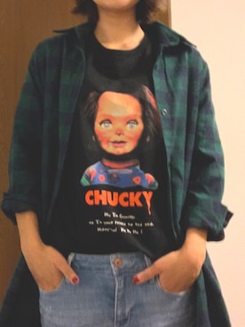 「チャッキー」｜りっちゃんさん（レディース・157cm）の秋コーディネート