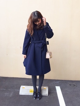 「NOISE MAKER（ノイズメーカー）のアイテム（その他アウター）」を使った、__Schanさん（レディース・167cm）の冬コーディネート